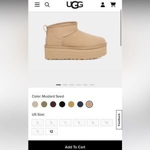Ugg Classic Ultra Mini Platform boots